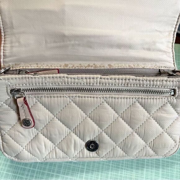 MZ WALLACE Crosby Convertible Wristlet Wallet - Mushroom - Picture 3 of 7